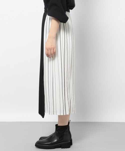 PAGEBOY（ページボーイ）の「ストライププリーツラップスカート