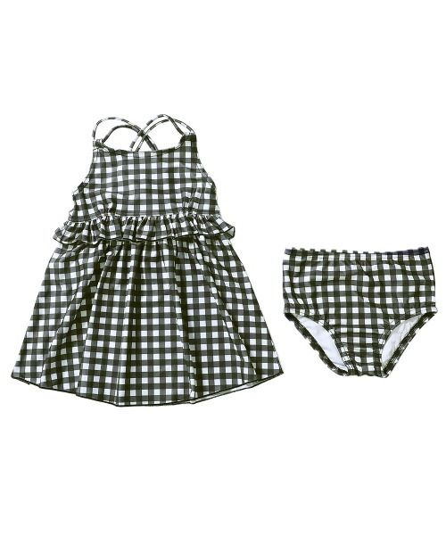 devirock（デビロック）の「キャミワンピース風水着（水着・キッズ・ホワイト/オレンジ系その他/レッド系その他/ブラック/レッド・130cm/110cm/100cm/150cm/120cm/160cm/140cm）」の13枚目の写真