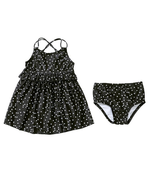 devirock（デビロック）の「キャミワンピース風水着（水着・キッズ・ホワイト/オレンジ系その他/レッド系その他/ブラック/レッド・130cm/110cm/100cm/150cm/120cm/160cm/140cm）」の14枚目の写真