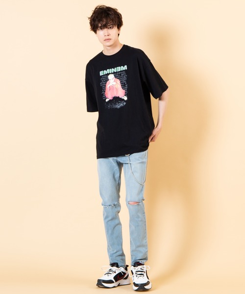 WEGO(ウィゴー)の「∴WEGO/EMINEM 別注Tシャツ(Tシャツ/カットソー・メンズ・ブラック・MEDIUM/LARGE)」の4枚目の写真