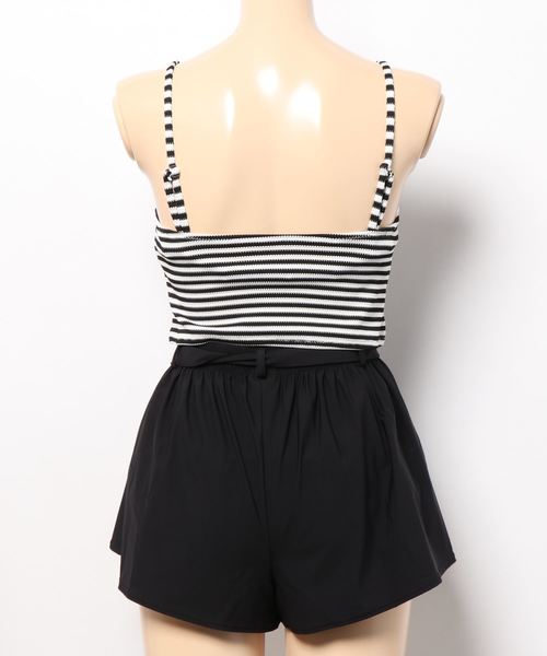 LEAD（リード）の「タンキニビキニ水着3点セット（水着・レディース・ブラック/カーキ・M）」の13枚目の写真