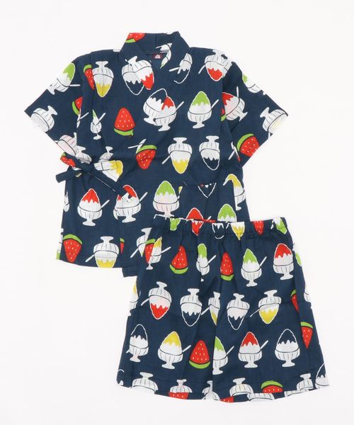 セール カヤ 高島ちぢみ 子ども甚平90cm かき氷 浴衣 カヤ カヤ のファッション通販 Zozotown