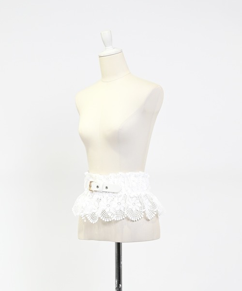 Narcissus（ナルシス）の「【cheap!!by vaNite】レースベルト（ベルト・レディース・ホワイト/ブラック・FREE）」の13枚目の写真