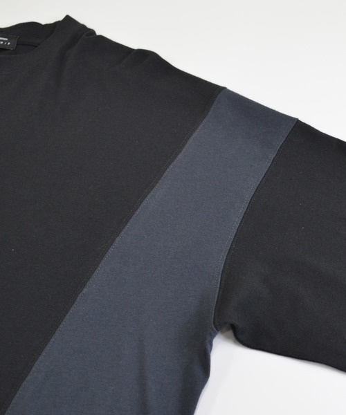 Confirm(コンファーム)の「Confirm / コンファーム サイド切り替えビッグシルエットロンT(Tシャツ/カットソー・メンズ・ホワイト/ブラック/ホワイト系その他・FREE)」の18枚目の写真