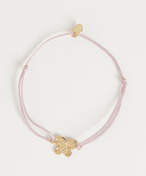 コードブレスレット Bijoux ポエティーク レ ビジュー のブレスレット コードブレスレット モチーフ チョウチョ ブレスレット Bijoux ポエティーク レ ビジュー のファッション Poetique ブレスレット Les 注目のブランド即納