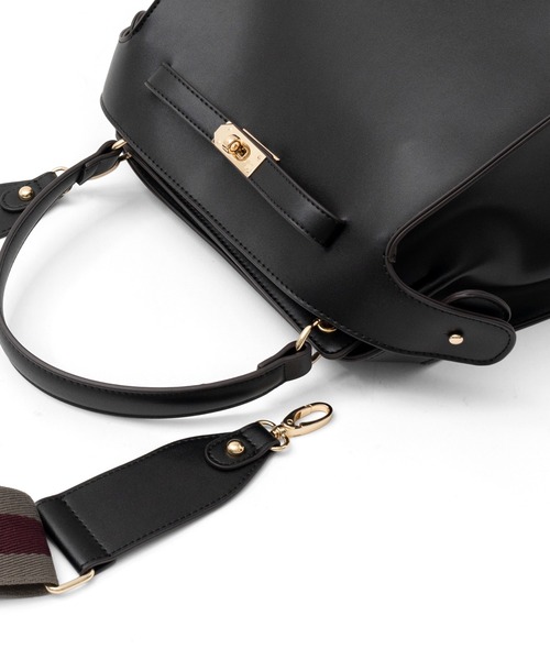 VitaFelice（ヴィータフェリーチェ）の「ワンハンドル2wayトートバッグ（トートバッグ・レディース・グレー/ブラウン/ブルー系その他/モカ/ブラック/キャメル/アイボリー・FREE）」の15枚目の写真