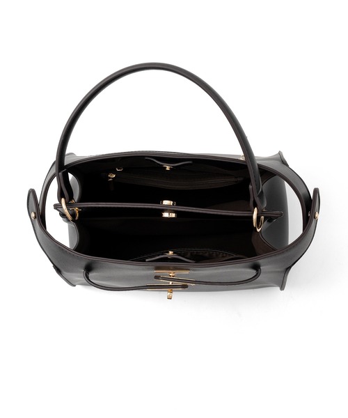 VitaFelice（ヴィータフェリーチェ）の「ワンハンドル2wayトートバッグ（トートバッグ・レディース・グレー/ブラウン/ブルー系その他/モカ/ブラック/キャメル/アイボリー・FREE）」の20枚目の写真