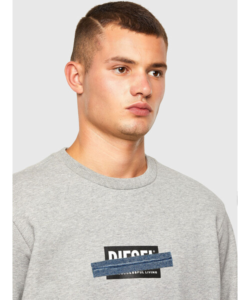 DIESEL（ディーゼル）の「メンズ スウェット ボックス ロゴ