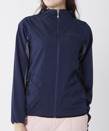 【marie claire マリ・クレール】レディースフルジップストレッチブルゾン /  スポーティー ゴルフウェア　4WAYストレッチ、撥水