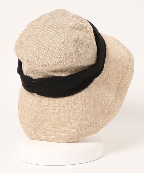 INTERPLANET（インタープラネット）の「リネン風冷感キャペリンＨＡＴ（ハット・レディース・キャメル/ブラウン・フリー）」の16枚目の写真