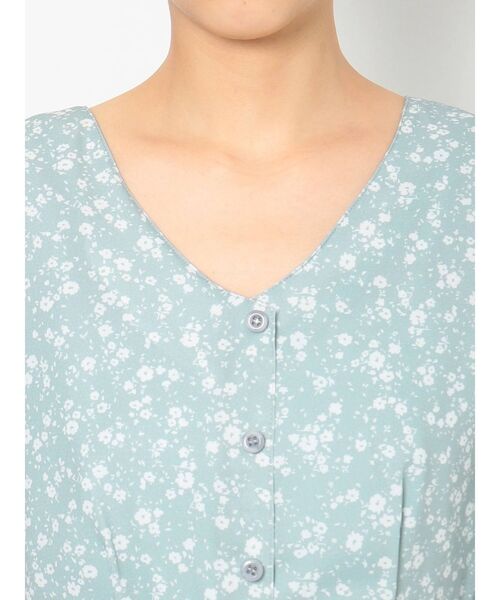 dazzlin（ダズリン）の「ビーズフラワーVネックワンピース（ワンピース・レディース・ブラック/イエロー/ブルー/アイボリー・FREE）」の16枚目の写真