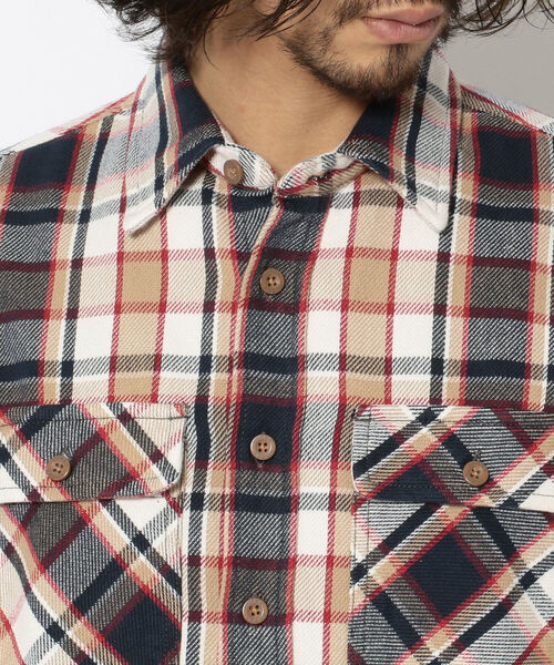 DAILY/デイリー】 コットン フランネルシャツ/COTTON FLANNEL