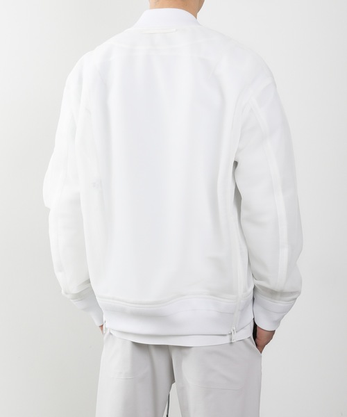 ATTACHMENT（アタッチメント）の「PE JERSEY MA-1（MA-1・メンズ・ホワイト/ブラック/ライトグレー・1/2）」の6枚目の写真