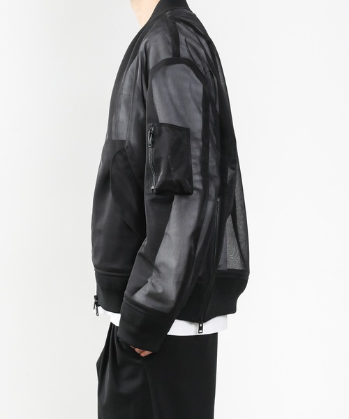 ATTACHMENT（アタッチメント）の「PE JERSEY MA-1（MA-1・メンズ・ホワイト/ブラック/ライトグレー・1/2）」の14枚目の写真