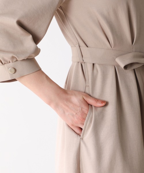 FOXYEY ベージュ Vネックワンピース FOXYEY ベージュ Vネックワンピース ワンピース – FOXEY 公式