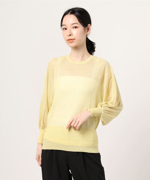 Sustainable atmos pink / ラメシアーニット