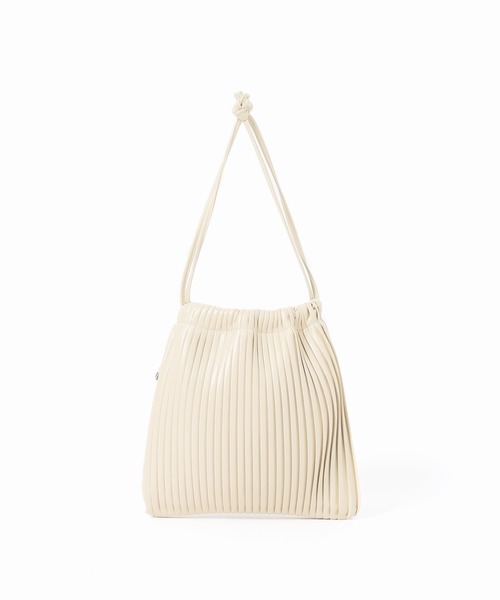 JOURNAL STANDARD relume（ジャーナルスタンダード　レリューム）の「RELUME プリーツバッグ◆（ショルダーバッグ・レディース・ブラック/ナチュラル/グレー・FREE）」の22枚目の写真