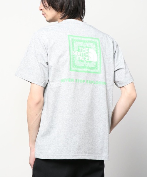 THE NORTH FACE/ノースフェイス バンダナスクエアロゴ プリントT
