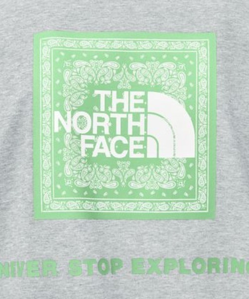 THE NORTH FACE（ザノースフェイス）の「THE NORTH FACE/ノースフェイス バンダナスクエアロゴ プリントTシャツ NT32108（Tシャツ/カットソー・メンズ・ホワイト/ブラック/ネイビー/グレー/ホワイト系その他/ネイビー系1・S/M/L/XL）」の10枚目の写真