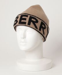 BURBERRY Cashmere LOGO KNITCAP バーバリー カシミア ロゴ ニットキャップ