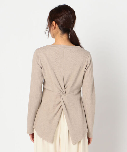 fredy repit(フレディレピ)の「後ろねじりプルオーバーカットソー(Tシャツ/カットソー・レディース・ベージュ/オフホワイト/アイボリー・38)」の4枚目の写真