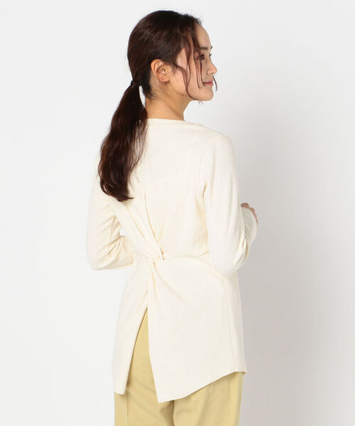 fredy repit(フレディレピ)の「後ろねじりプルオーバーカットソー(Tシャツ/カットソー・レディース・ベージュ/オフホワイト/アイボリー・38)」の19枚目の写真