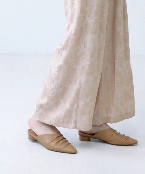 Bou Jeloud(ブージュルード)の「リーフジャガードパンツ(その他パンツ・レディース・ベージュ/ネイビー/グリーン/ブルー・38/TALL/TL)」の8枚目の写真