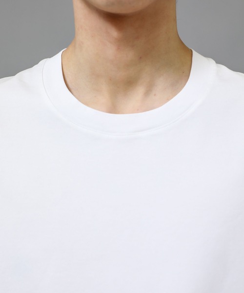 ATTACHMENT（アタッチメント）の「STUDIOUS別注 ギザシルキーカットソー（Tシャツ/カットソー・メンズ・ホワイト/ブラック/ライトグレー/ダークグリーン・1/3/2）」の21枚目の写真