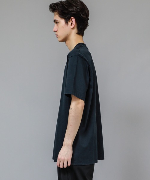 ATTACHMENT（アタッチメント）の「STUDIOUS別注 ギザシルキーカットソー（Tシャツ/カットソー・メンズ・ホワイト/ブラック/ライトグレー/ダークグリーン・1/3/2）」の16枚目の写真