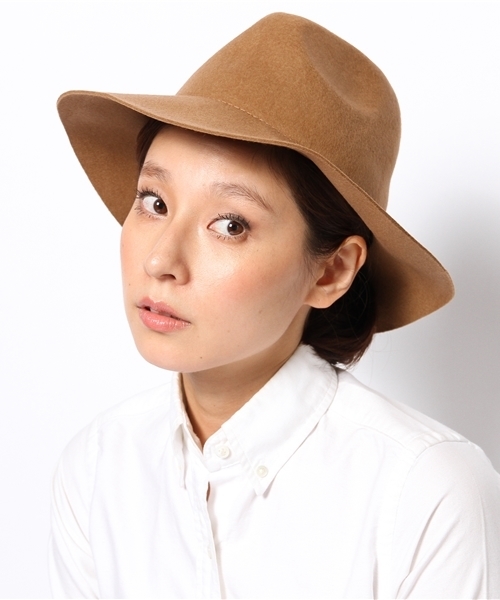 Kastane（カスタネ）の「【Kastane】フェルトハット（ハット・レディース・ベージュ/ブラック・FREE）」の9枚目の写真