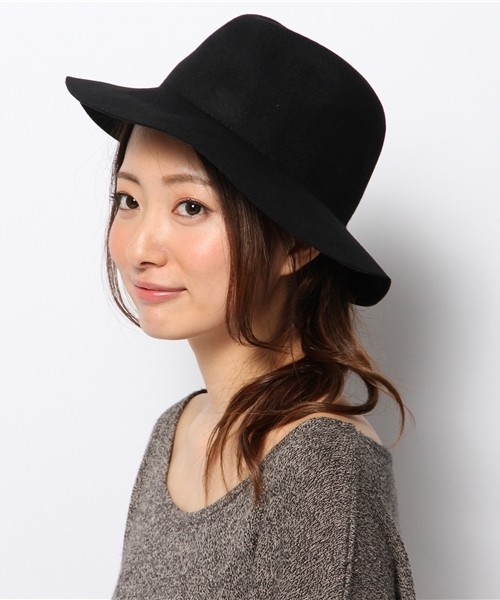 Kastane（カスタネ）の「【Kastane】フェルトハット（ハット・レディース・ベージュ/ブラック・FREE）」の10枚目の写真