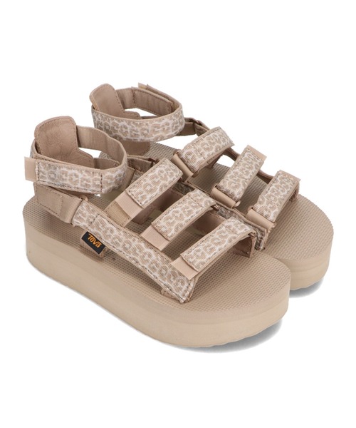 Teva（テバ）の「TEVA FLATFORM MEVIA / テバ フラットフォーム メヴィア（サンダル・レディース・ブラック/ベージュ/ホワイト・22.0cm/23.0cm/24.0cm/25.0cm）」の3枚目の写真