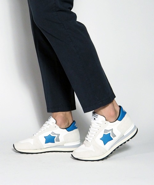 Atlantic STARS（アトランティックスターズ）の「SPORTS '80 - ARGO / スポーツ '80 - アルゴ（スニーカー・メンズ・ライトグレー/レッド/ホワイト/ネイビー/ブラウン・44/41/42/43/40/46/45/39）」の2枚目の写真