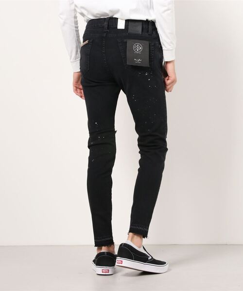 surt(サート)の「SURT(サート)LEOPARD DENIM / レオパードデニム(デニムパンツ・メンズ・ブラック・LARGE/X-LARGE/SMALL/X-SMALL/MEDIUM)」の2枚目の写真