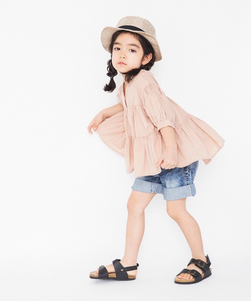 RADCHAP(ラッドチャップ)の「ティアードチュニック(チュニック・キッズ・イエロー/ピンク・100cm/110cm/90cm/140cm/130cm/150cm/120cm)」の5枚目の写真