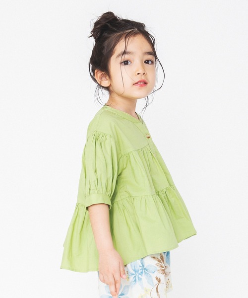 RADCHAP(ラッドチャップ)の「ティアードチュニック(チュニック・キッズ・イエロー/ピンク・100cm/110cm/90cm/140cm/130cm/150cm/120cm)」の11枚目の写真