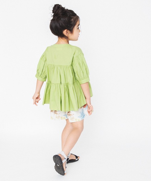 RADCHAP(ラッドチャップ)の「ティアードチュニック(チュニック・キッズ・イエロー/ピンク・100cm/110cm/90cm/140cm/130cm/150cm/120cm)」の8枚目の写真