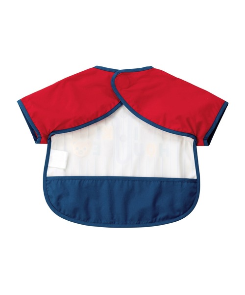 MIKI HOUSE（ミキハウス）の「袖つきエプロン（マグ/哺乳瓶/お食事グッズ・キッズ・レッド/ブルー・ONE SIZE）」の8枚目の写真