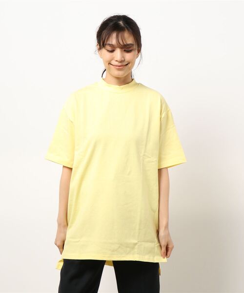 KOBE LETTUCE（コウベレタス）の「選べる2type USAコットンビッグシルエットTシャツ（Tシャツ/カットソー・レディース・ブラック系その他2/イエロー/ブラック系その他/オフホワイト/ブラック系その他3/モカ/イエロー系その他/ブラック/ブラウン系その他/ホワイト系その他・2/1）」の22枚目の写真