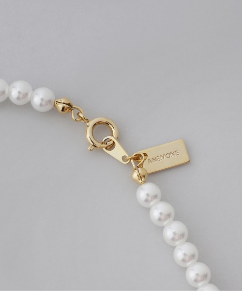 ANEMONE（アネモネ）の「パールショートネックレス[5mm]（ネックレス・レディース・ホワイト・FREE）」の4枚目の写真