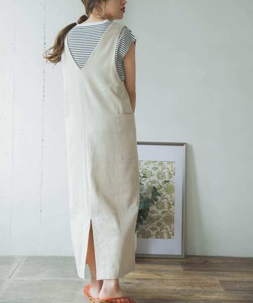 ITEMS URBANRESEARCH（アイテムズ アーバンリサーチ）の「2WAYジャンパースカート（ジャンパースカート・レディース・ブラック/ベージュ/ブラウン・FREE）」の22枚目の写真