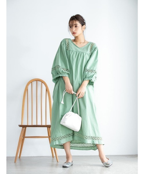 セール レース切り替えバルーンスリーブワンピース ワンピース Fifth フィフス のファッション通販 Zozotown