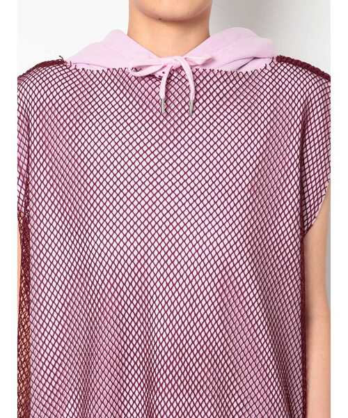 jouetie（ジュエティ）の「メッシュレイヤードノースリフーディ（パーカー・レディース・ブラック/ピンク/ベージュ・MEDIUM）」の17枚目の写真