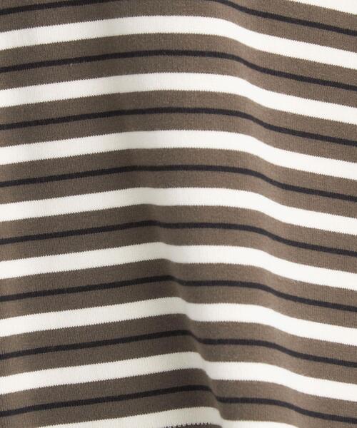 green label relaxing(グリーンレーベルリラクシング)の「SC フライス バックスリット タイト スカート / ボーダー(スカート・レディース・ブラック/ダークグレー/レッド・FREE)」の18枚目の写真