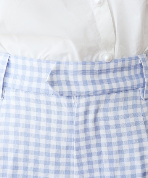 one after another NICE CLAUP（ワンアフターアナザーナイスクラップ）の「極限スラックスパンツ（スラックス・レディース・アイボリー/モカ/ミント/サックスブルー系/ブルーパープル・SMALL/MEDIUM）」の15枚目の写真