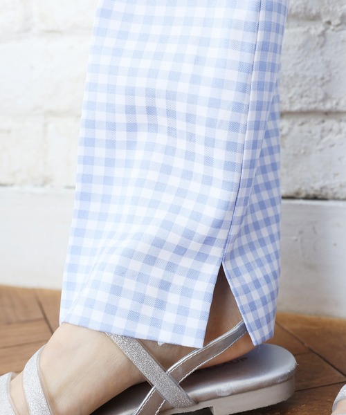 one after another NICE CLAUP（ワンアフターアナザーナイスクラップ）の「極限スラックスパンツ（スラックス・レディース・アイボリー/モカ/ミント/サックスブルー系/ブルーパープル・SMALL/MEDIUM）」の12枚目の写真