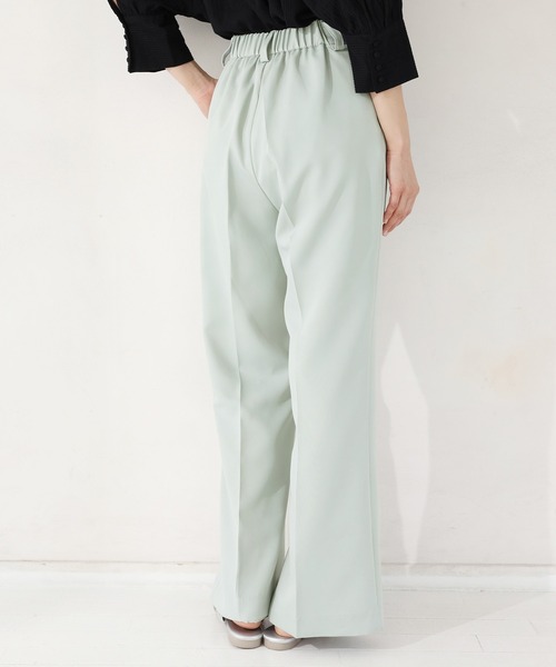 one after another NICE CLAUP（ワンアフターアナザーナイスクラップ）の「極限スラックスパンツ（スラックス・レディース・アイボリー/モカ/ミント/サックスブルー系/ブルーパープル・SMALL/MEDIUM）」の18枚目の写真