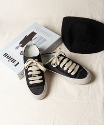 me+em select | サテンレースアップスニーカーサンダル(スニーカー)