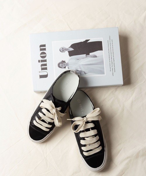 me+em select（ミームセレクト）の「サテンレースアップスニーカーサンダル（スニーカー・レディース・ピンク/ブラック/ホワイト/パープル・23/24/24.5/23.5）」の9枚目の写真