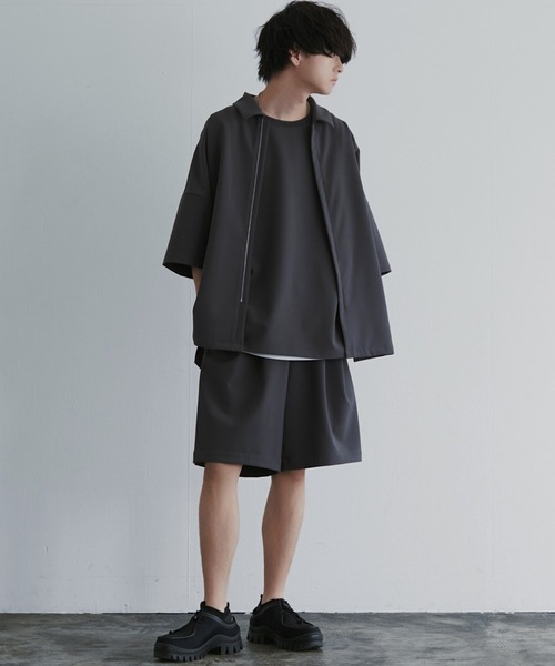 WYM × ATTACHMENT（ウィム×アタッチメント）の「【ATTACHMENT × WYM】EASY WIDE TUCK SHORT（その他パンツ・メンズ・ベージュ/ダークグレー・S/M/L）」の14枚目の写真